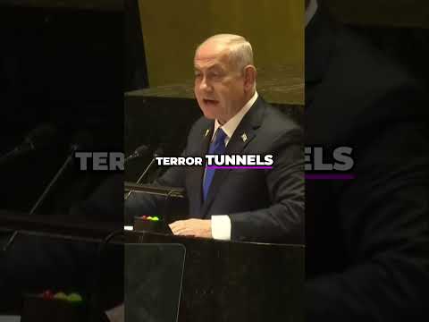 Netanyahu at the UN talks about hostages
