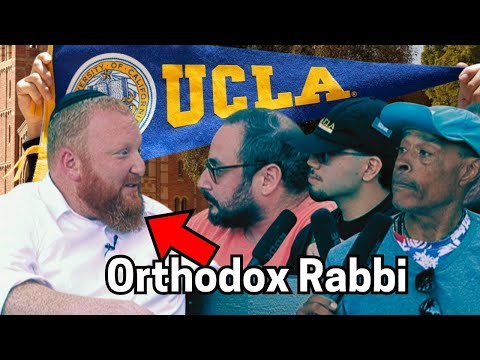 Students ask an Orthodox Rabbi ANYTHING at UCLA