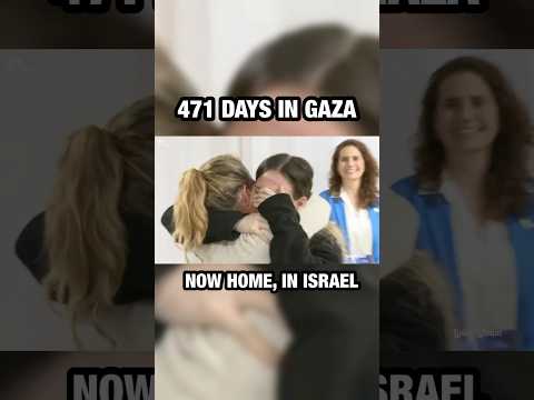 Hostages FINALLY return home from Gaza to Israel.