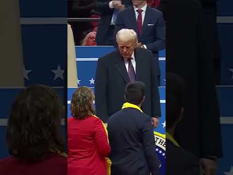 President Trump meets family members of Israeli hostages