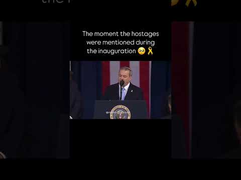 Rabbi prays at inauguration of President Trump