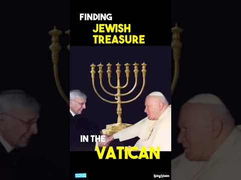 Discovering Jewish TREASURE in the Vatican. #chanukah #pope #vatican