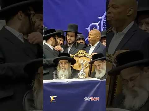 New York City Mayor Eric Adams Attends The Kuf Alef Kislev Event of Satmar in Barclays Center