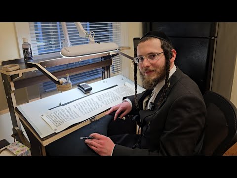 Watch How Today's Sofrim Use Latest Techniques for Beautiful Writing | See Our Stunning Megillahs