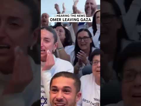 PURE BLISS Finding out their son/brother/cousin Omer was being released from Gaza. #israel