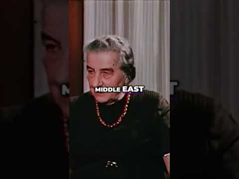 Golda Meir sets record straight about Palestine