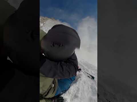 Terrifying Moment Skier is swept 1,000ft down mountain in thundering Avalanche