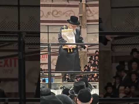 Skver Rebbe Dances With The Torah