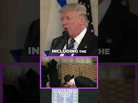 Donald Trump on the Jewish connection to Israel