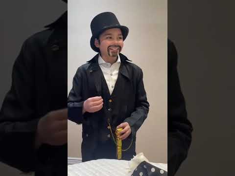 Very Sweet Purim Presentation By A Talented Boy Pretending To Be A Wealthy philanthrop.