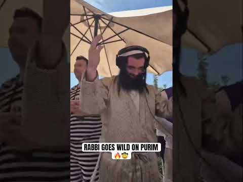 RABBI GOES WILD ON PURIM🔥🤠C: Yosef M
