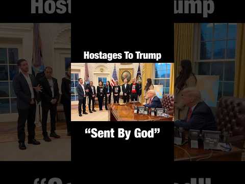 Former hostages meet Trump, urge action for 59 still captive. #trump #ovaloffice