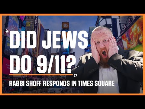 Rabbi Faces Questions in Times Square
