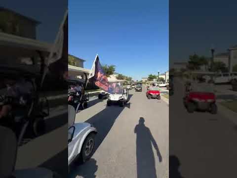 Chol Hamoed Pesach 2025 Golf Cart Parade in אור Lando by Thank You Hashem Nation