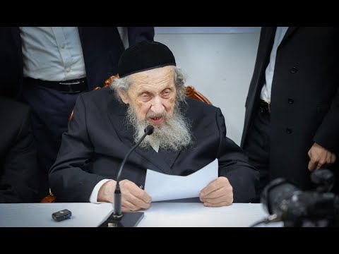 מעמד הקבלת פני רבו וריתחא דאורייתא במעונו של הגאון ר' דב לנדו שליט"א | Rav Dov Landau – Pesach 2025