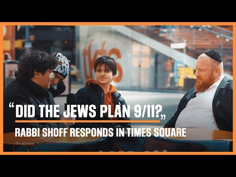 Rabbi Reacts to Conspiracy Theory in Times Square