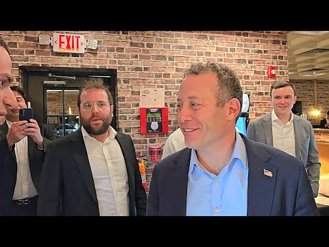 Exclusive Interview with Josh Gottheimer, Running for NJ Governor, at Fried's Restaurant in Lakewood